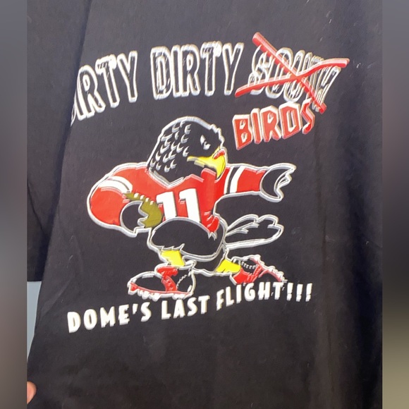 Atlanta Falcons Last Georgia Dome Game T-Shirt (Size 2XL) - Picture 2 of 3